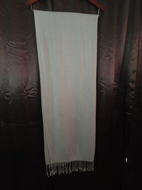 Women's Scarf Cashmere Feel Shawl Warm Winter Pashmina Wrap Blue OS 72" X 31"